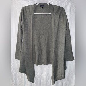 PATAGONIA Cardigan Women's Medium Low Tide Open Front Organic Sweater